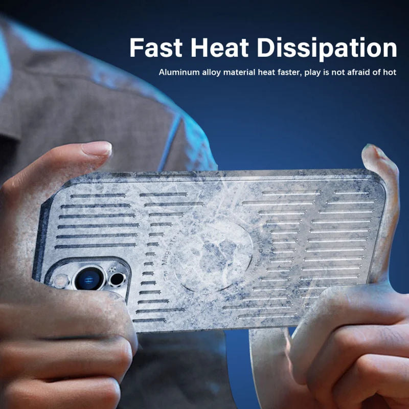 Metal Heat Dissipation Breathable Macsafe Case